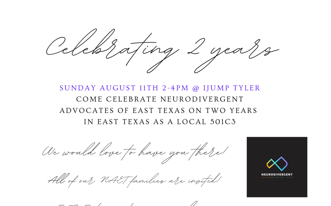 NAET Celebrating 2 Years!